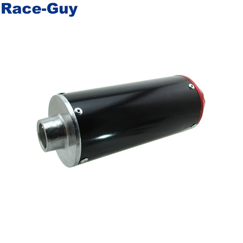 Алюминиевый красный 28 мм Глушитель для 50cc 70cc 90cc 110cc 125cc китайский Pit Trail Dirt Bike CRF50 XR50
