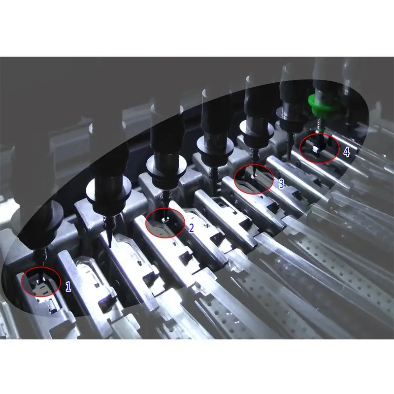 Солнечная Монтажная система SMD компоненты Pick and Place Robot Machine LED Smt Assembly HWGC HW-T8SG-80F для