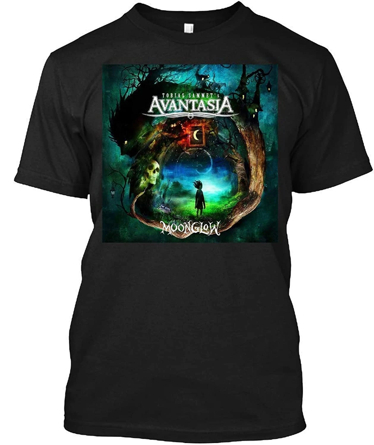 Sammet Moonglow Tobias Tour 2019 Warna Avantasia 17 TeeT-Shirt | Мужская одежда