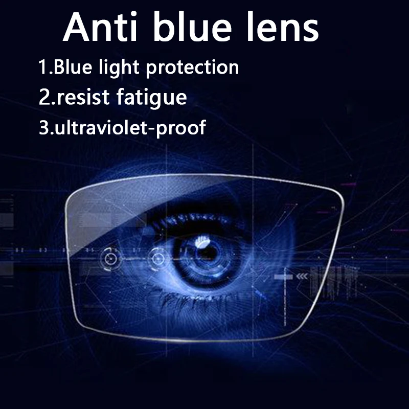 

Blue light protective lens radiation protection ultraviolet-proof resist fatigue