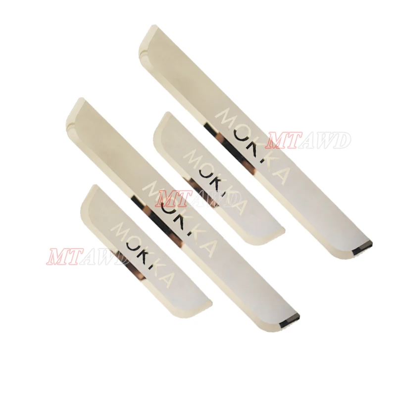 

For Opel Vauxhall Mokka X 2018 2019 2020 Accessories Stainless Door Sill Kick Scuff Plate Protector Trim Guard Cover Car Styling