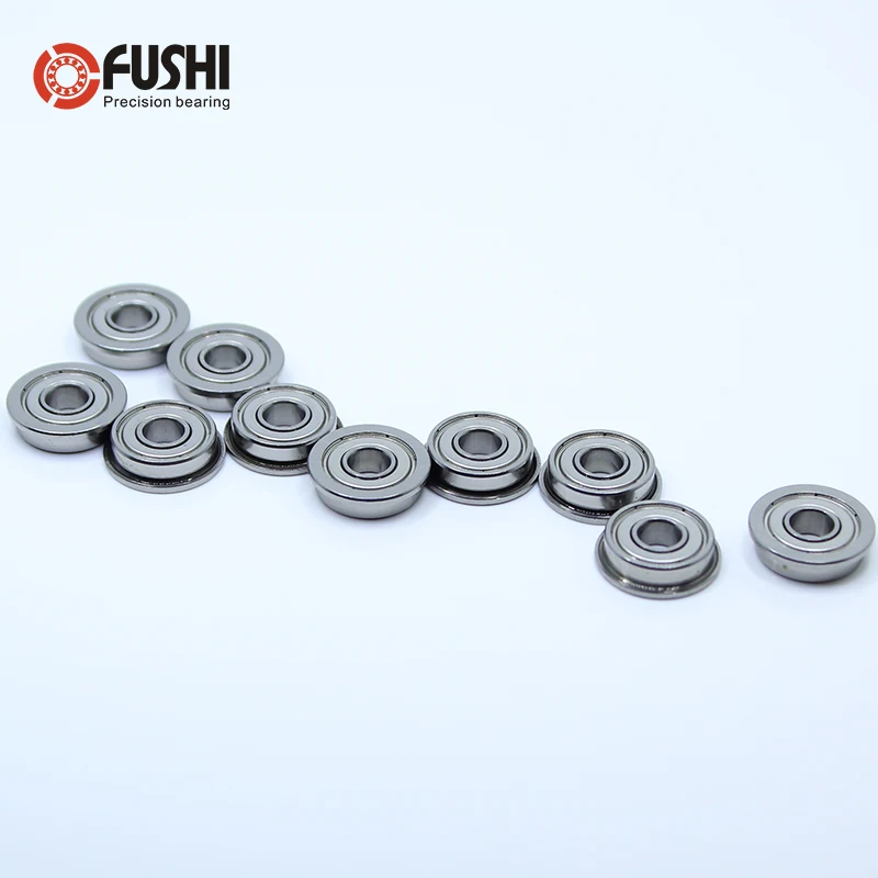 F695ZZ подшипник ABEC-5(10 шт) 5*13*4 мм фланцевые F695Z шарикоподшипники F695 ZZ F619/5ZZ