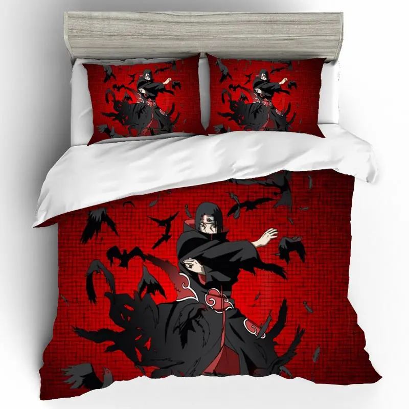 DQ0329 Домашний текстиль постельное белье Наруто Ropa De Cama роскошный подарок Твин сабанас 3d комплект постельного белья королевского размера Постельное белье евро постельное белье поплин - Цвет: DQ0329