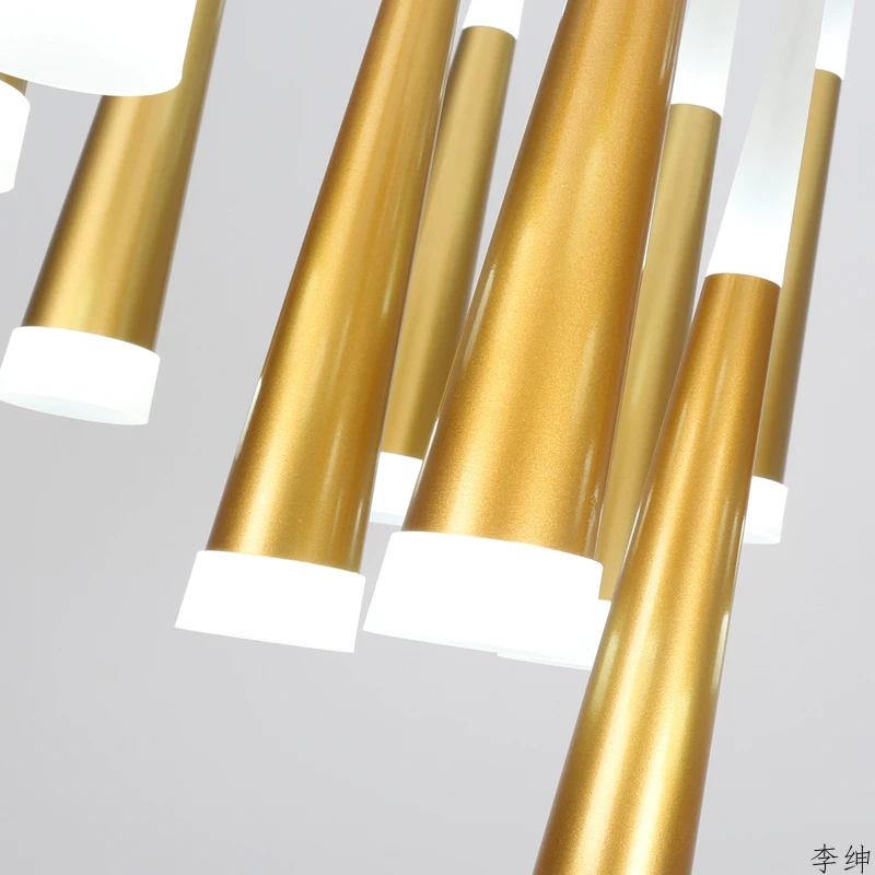 

Modern Led Pendant Lights Loft Staircae Hanglamp Meteor Pendant Lamp Suspension Luminaire Spiral Lustre Living Room Luminaires