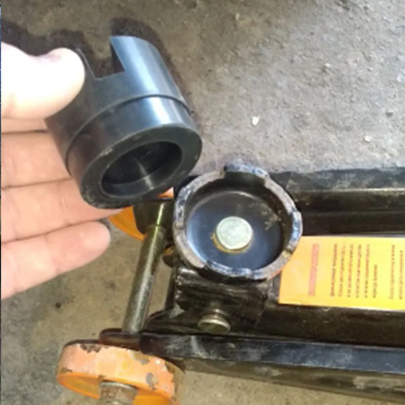 Портативная подставка для автомобильного домкрата резиновые прокладки черная