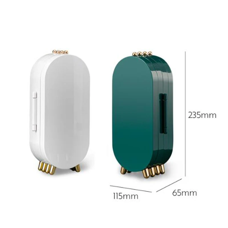 Портативный бокс для ювелирных украшений складной двухсторонний Органайзер