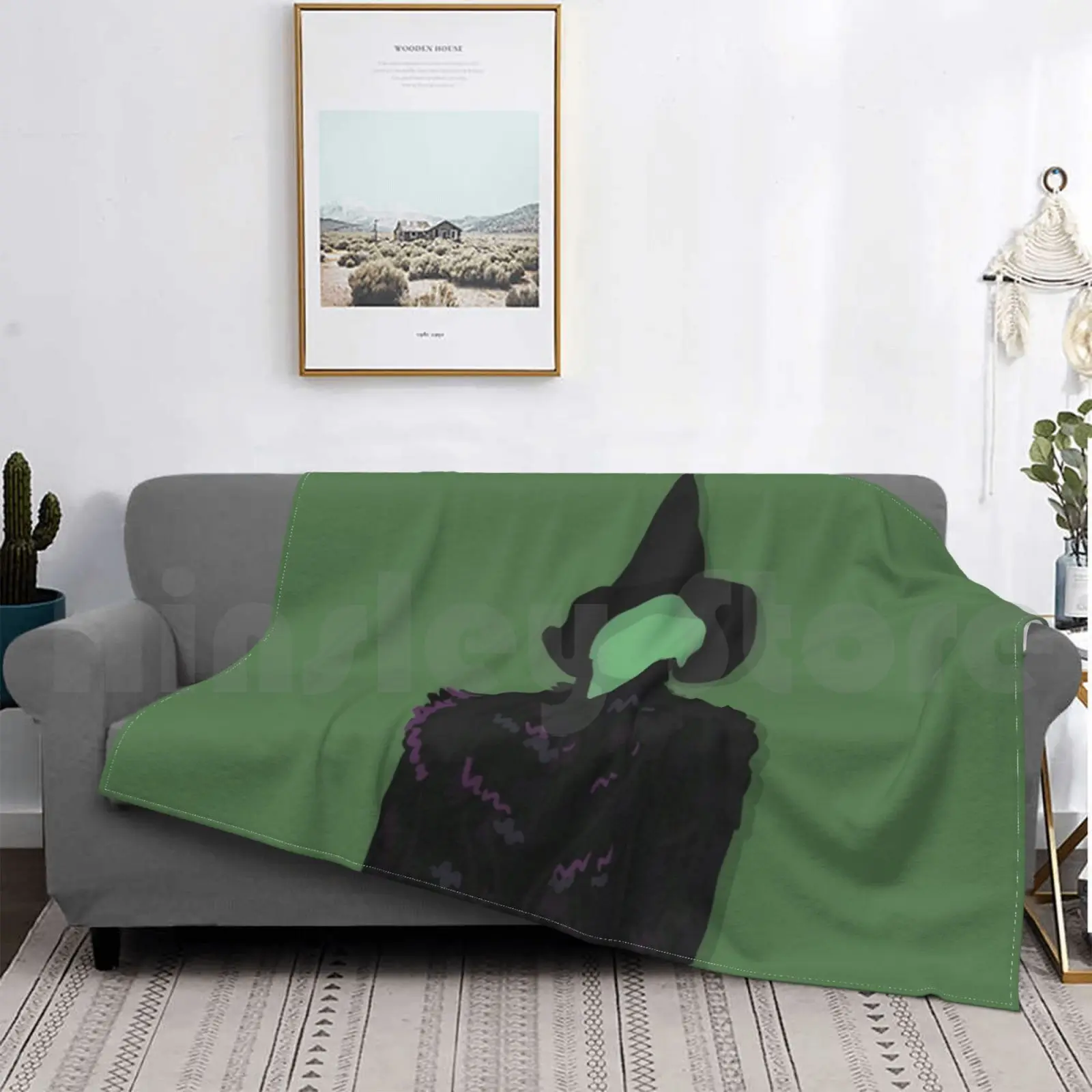 

Elphaba Blanket Fashion Custom Wicked Broadway Musical Musicals Theater Theatre Elphaba Glinda Witch Wicked Witch