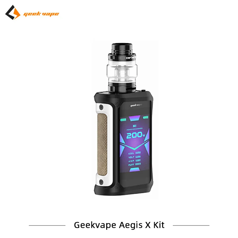Электронная сигарета Geekvape Aegis X Kit 200 Вт обслуживаемый атомайзер Двойной