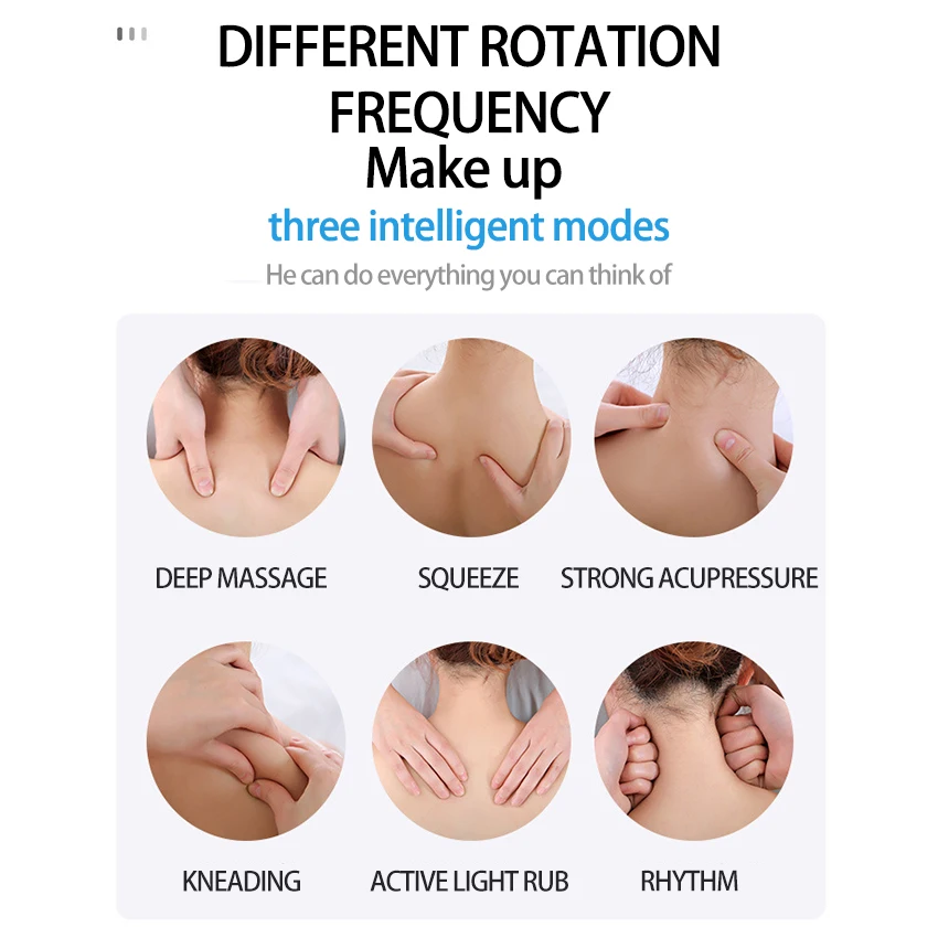 (С коробкой) электрическая массажная шаль U образной формы Массажер шиацу для