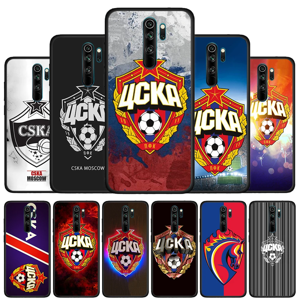 

HOT Russia PFC CSKA Silicone Cover For Xiaomi Redmi 10 9T 9 9C 9A 9AT 9i 8 8A 7 6 Pro 7A 6A 5 5A 4X S2 Plus Phone Case