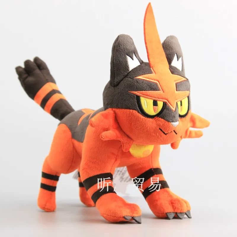 Pokemon Pocket Monster Sun and Moon Аниме Torracat плюшевые куклы мягкие животные игрушки для детей