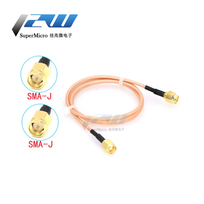SMA macho a RG316 cable Pigtail 5 см/10/15/30/50 см/1 м de crimpado La FPV Cable 50 ohmios JJ|Соединители| |