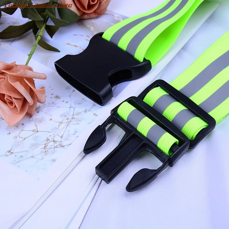 

New 1Pc High Visibility Reflective Waist Support Safety Security Belt For Night Running Walking Biking Accessories