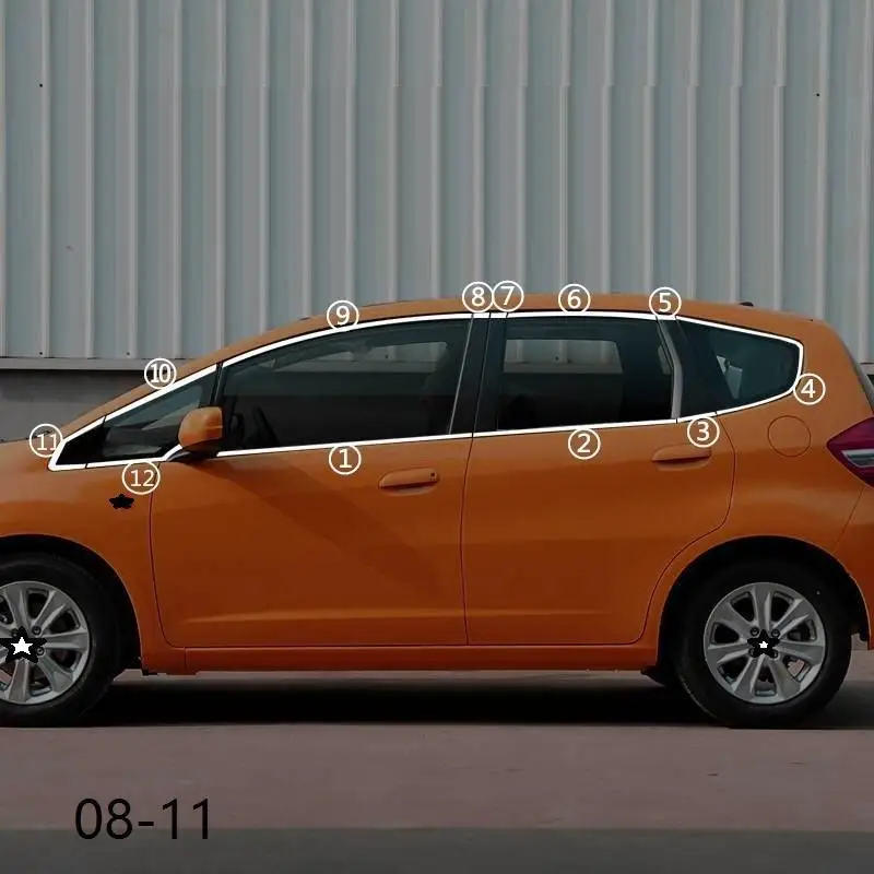 Корпус окна автомобиля модифицированный хром декоративный Стайлинг яркие