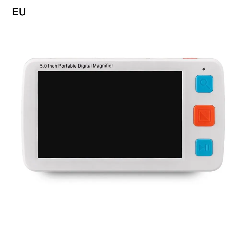 

Portable Digital Magnifier Electronic Reading Aid 5 Inch W/Foldable Handle For Low Vision Color Blindness 4X-32X Times Zoom