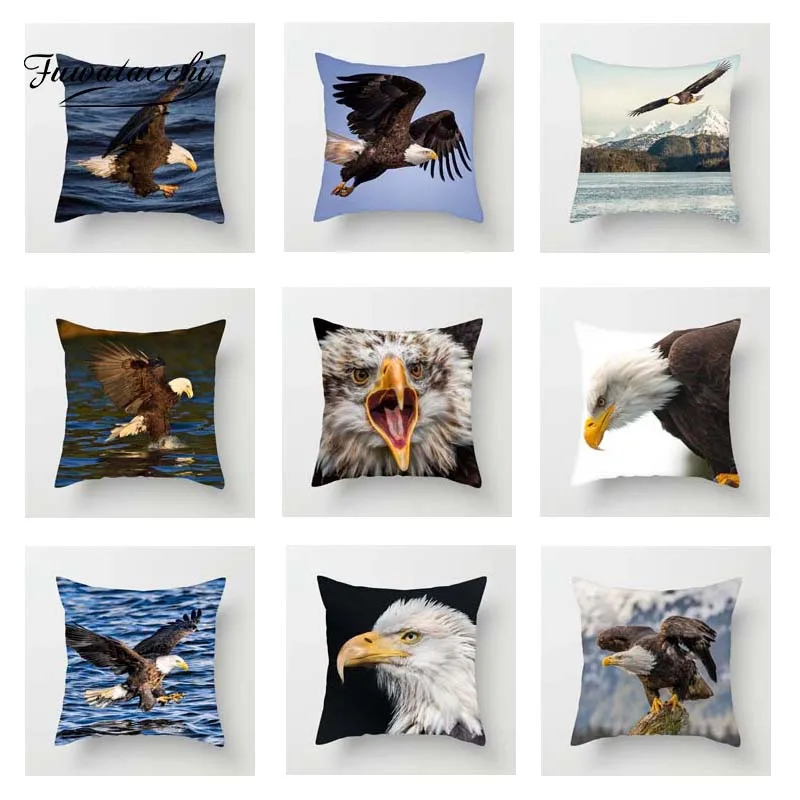 Чехол для подушки Fuwatacchi с изображением лысого орла домашний декор наволочка