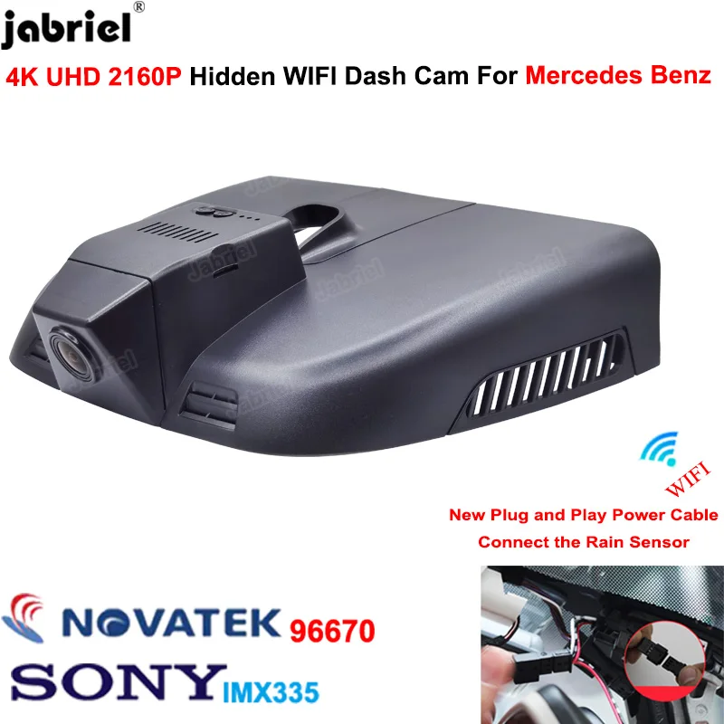 Видеорегистратор автомобильный 4K 2160P Wi Fi для Mercedes Benz Vito w447 w639 Tourer Panel Van Mixto 2016 2018