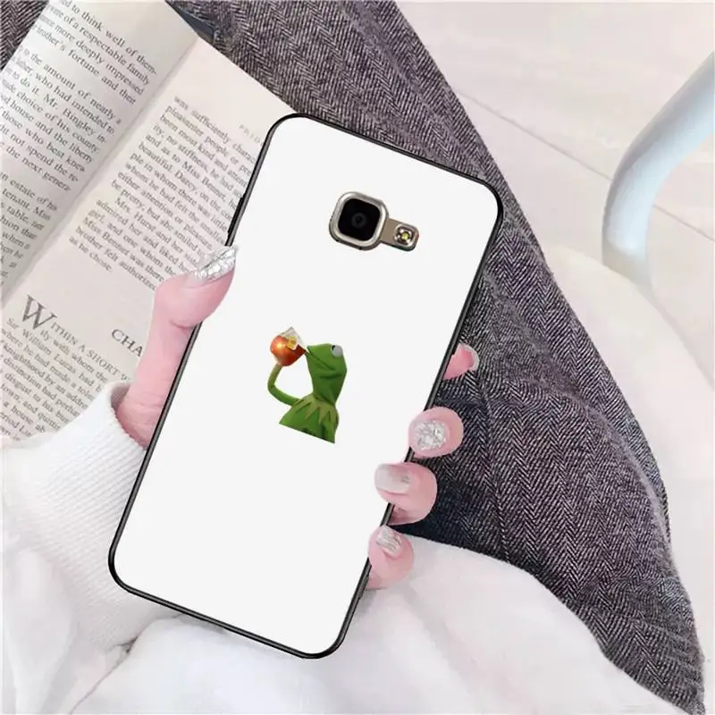 

FHNBLJ kermit Phone Case For Samsung Galaxy A30 A20 S20 A50S A30S A71 A10 A10S A7 A8 A6 plus Cases