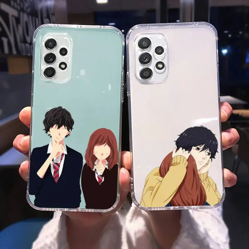 

Anime Ao Haru Ride Phone Case For Samsung A 51 50 52 12 21s 31 40 70 71 note S 20 10 21 ultra plus fe clear coque shell