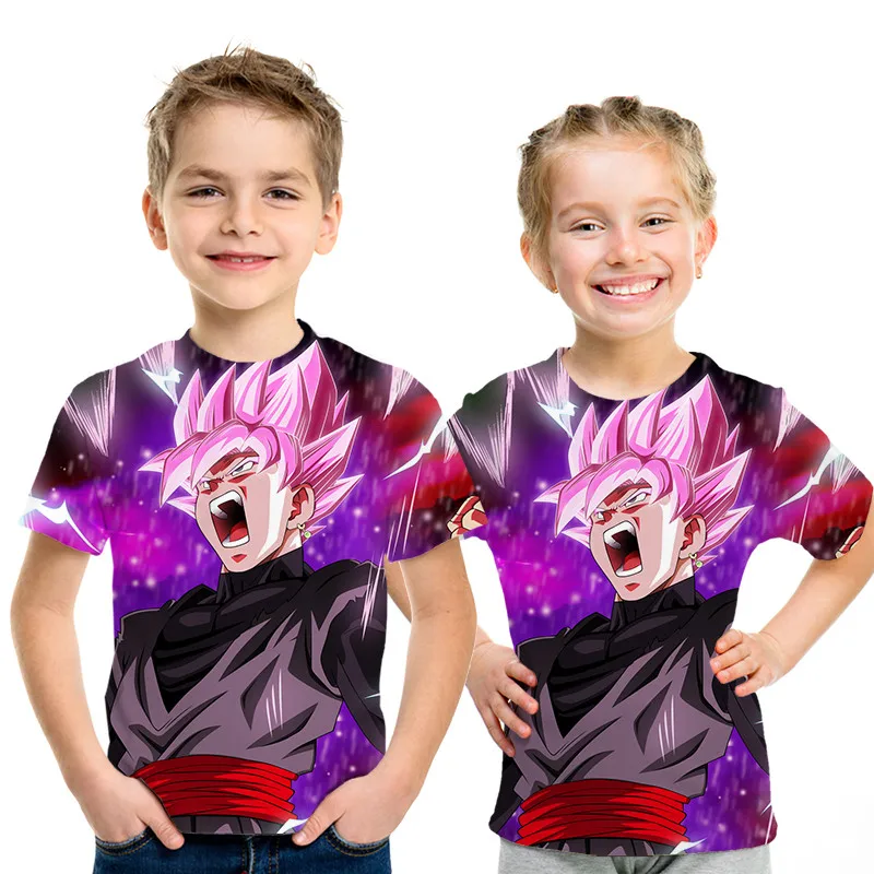 Новинка 2019 года Детская футболка с 3D принтом Жемчуг дракона крутая Модная