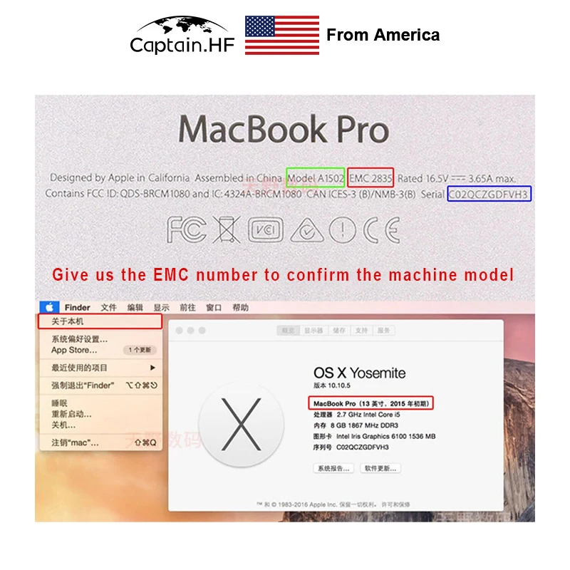 US Captain Новый 256 ГБ 512 1 ТБ SSD для Apple MacBook Air Pro Mac mini iMac Твердотельный Накопитель