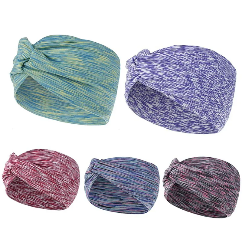 

Дышащая повязка на голову для фитнеса с крестообразной головкой Обёрточная бумага повязка на голову эластичная головка Обёрточная бумага s...