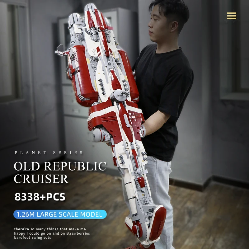 

Technic mechanical Stars War MOC Medical Frigate Zenith Old Republic Escort Cruiser Model Building Blocks Blocks Kids Toys Gift
