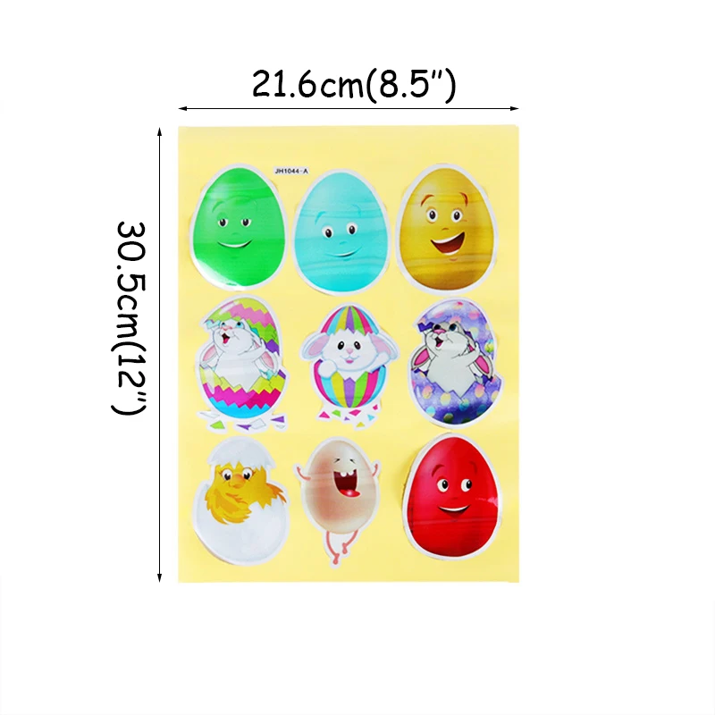 egg sticker-C Cyuan Happy Easter декоративные временные тату наклейки пасхальные вечерние сувениры для детей пасхальные Стикеры с яйцом счастливые пасхальные принадлежности - Цвет: egg sticker-C