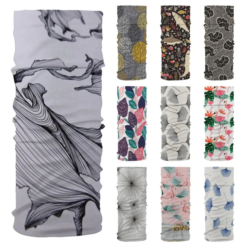 Новый Фламинго листья велосипедная бандана шарф Для мужчин женщин головы Уход за