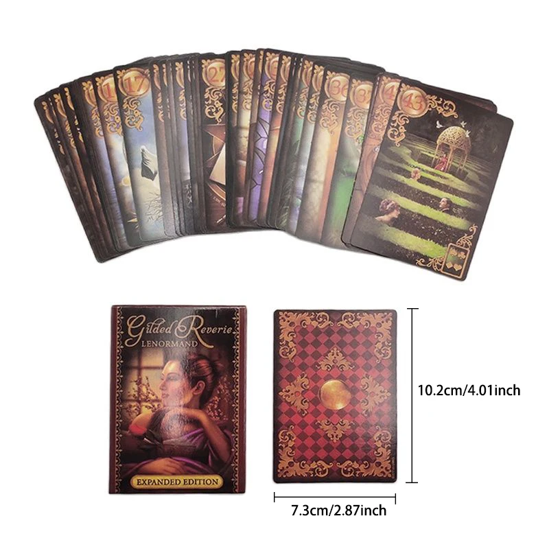 Доска-Таро Reverie Lenormand 47 карт настольная игра с онлайн-руководством для взрослых и