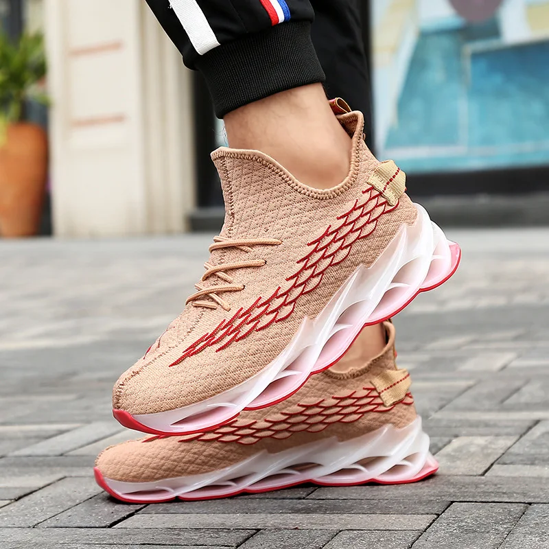 Новинка 2019 мужские уличные беговые кроссовки для мужчин спортивная обувь