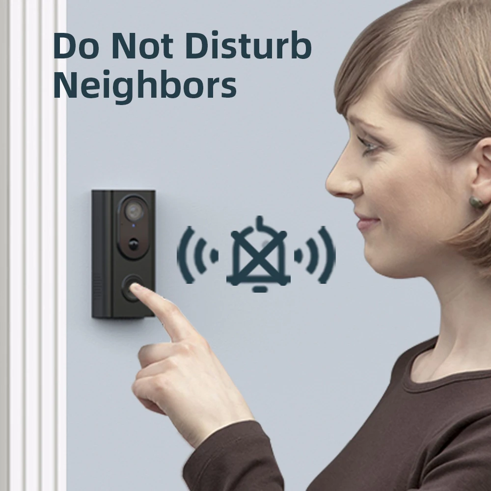 

1080P HD Smart Home WiFi Video Doorbell Camera Visual Intercom Night Vision IP Door Bell Wireless Security Doorbell Cameras