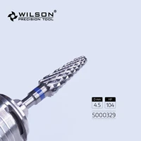 wilson precision tool 5000329 iso 200 190 045 tungsten carbide dental burs for trimming plasteracrylicmetal