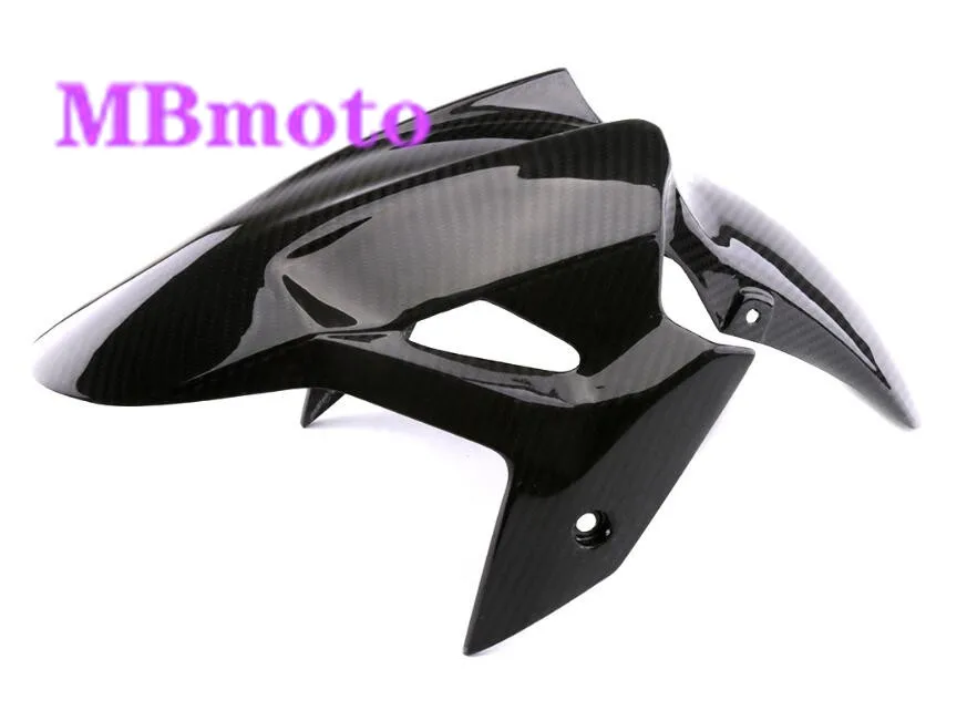 

Переднее крыло мотоцикла, новый углеродный АБС-пластик для литья под давлением, обтекатель для кузова и велосипеда, подходит для NInja400 EX400 2018 2019, переднее крыло