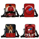 Аниме AKIRA Shotaro Kaneda сумка-мессенджер Neo Токио Мужская модная сумка через плечо капсула крутые мотоциклетные сумки через плечо