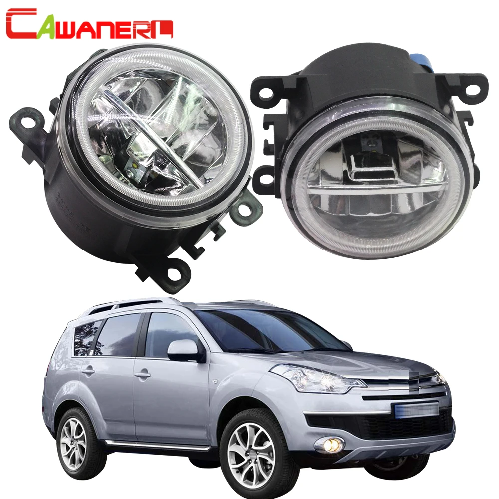 Cawanerl для Citroen C Crosser автомобильный Стайлинг 4000LM светодиодный лампы H11 туман