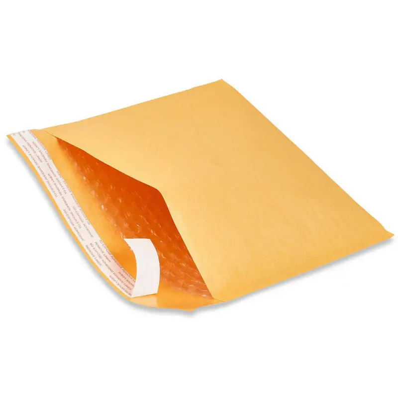 

50 Kraft Paper Bubble Envelopes, Padded Envelope, Transport Bag Seal #3 (8.513.5)