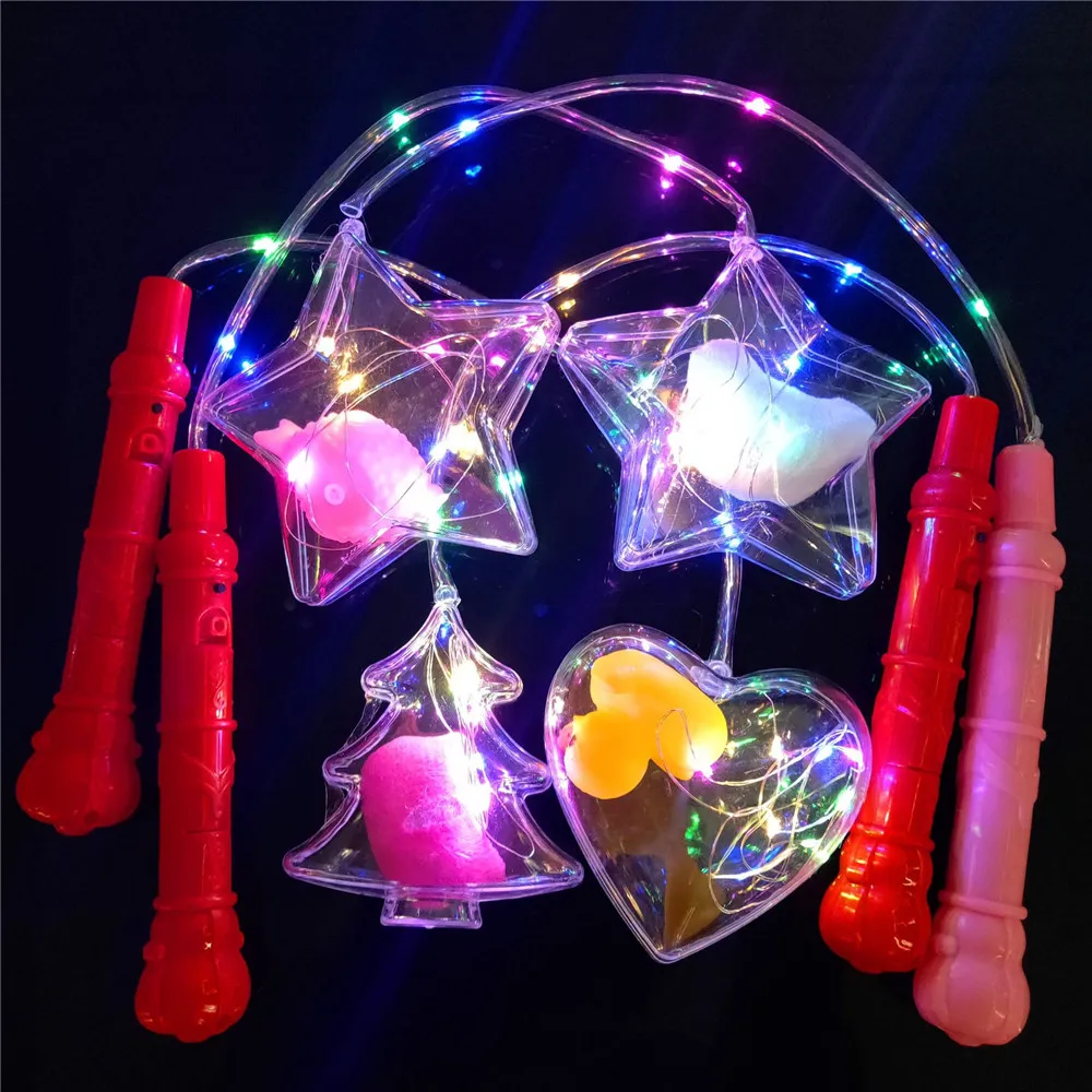 

Transparent Ball Portable Flash Balloon LED Glowing Heart Star Kid Party Toy Child Gifts Halloween Christmas