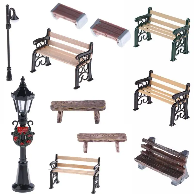 

New Garden Miniature Fairy Chair Bonsai Small Park Ornament Decorations Potted Plant DIY Craft Dollhouse Decorative Minatures