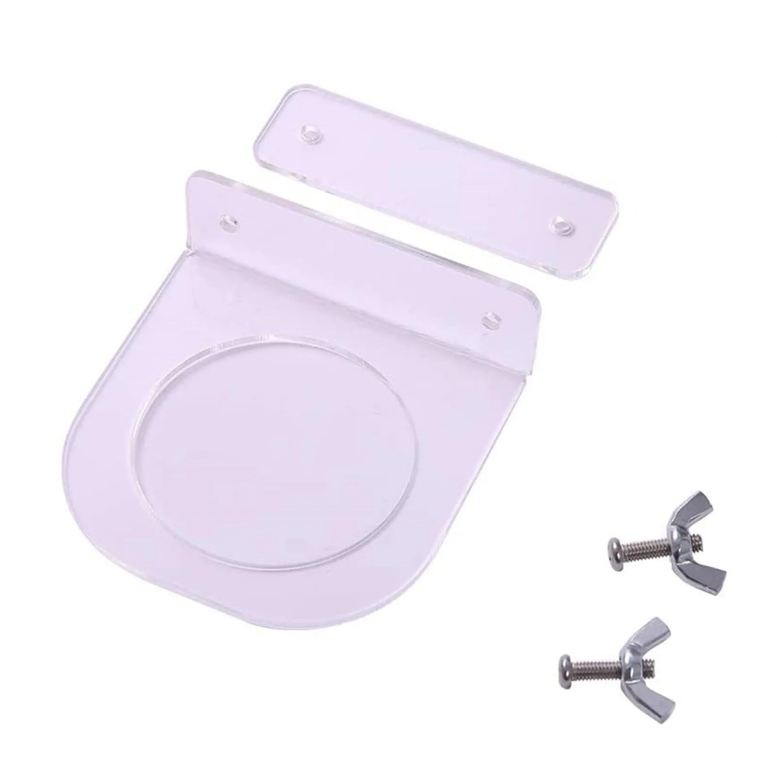 

2 Pack Birds Food Holders with Acrylic Durable Long Lasting Resuable Rust-Proof Corrosion-Resistant for Birds CANQ889