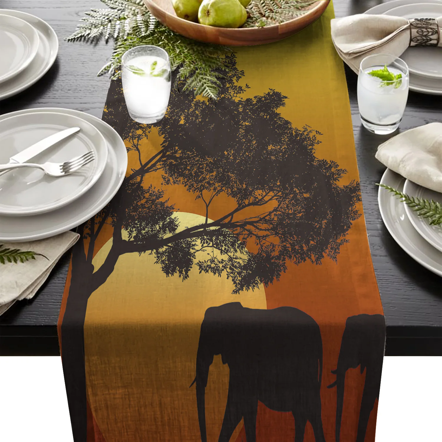 Африканская модель настольная дорожка для свадебной вечеринки украшение