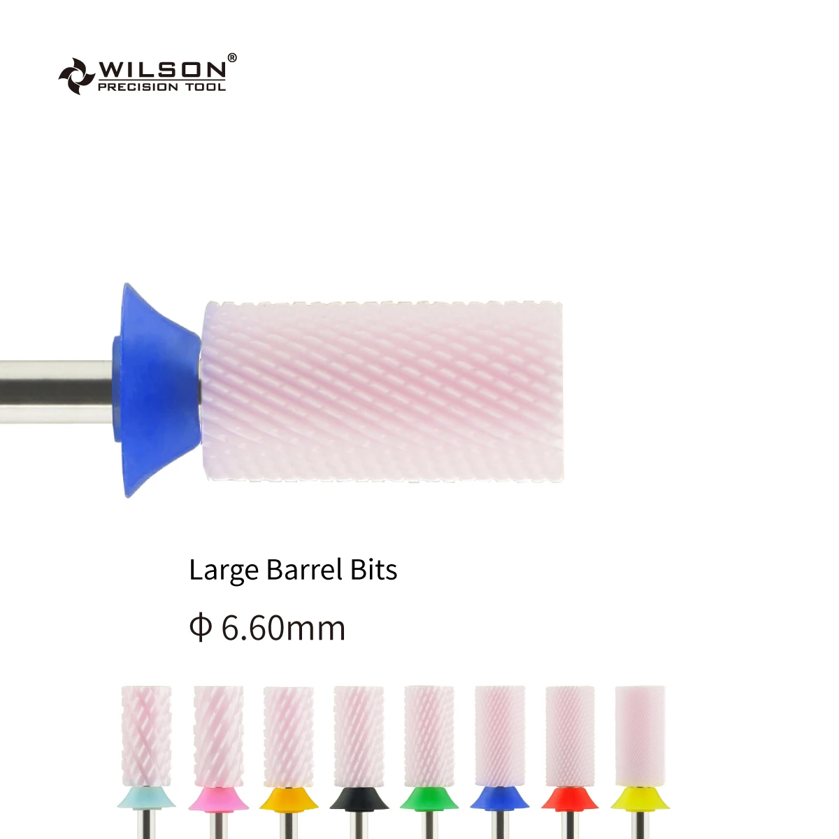 Large Barrel Bit - 3XC(6120078)-Pink Ceramic Nail Drill -WILSON PRECISION TOOL | Красота и здоровье