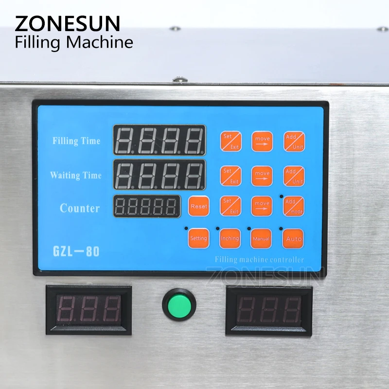 ZONESUN 2 головки духи вода сок эфирное масло перистальтический насос машина для