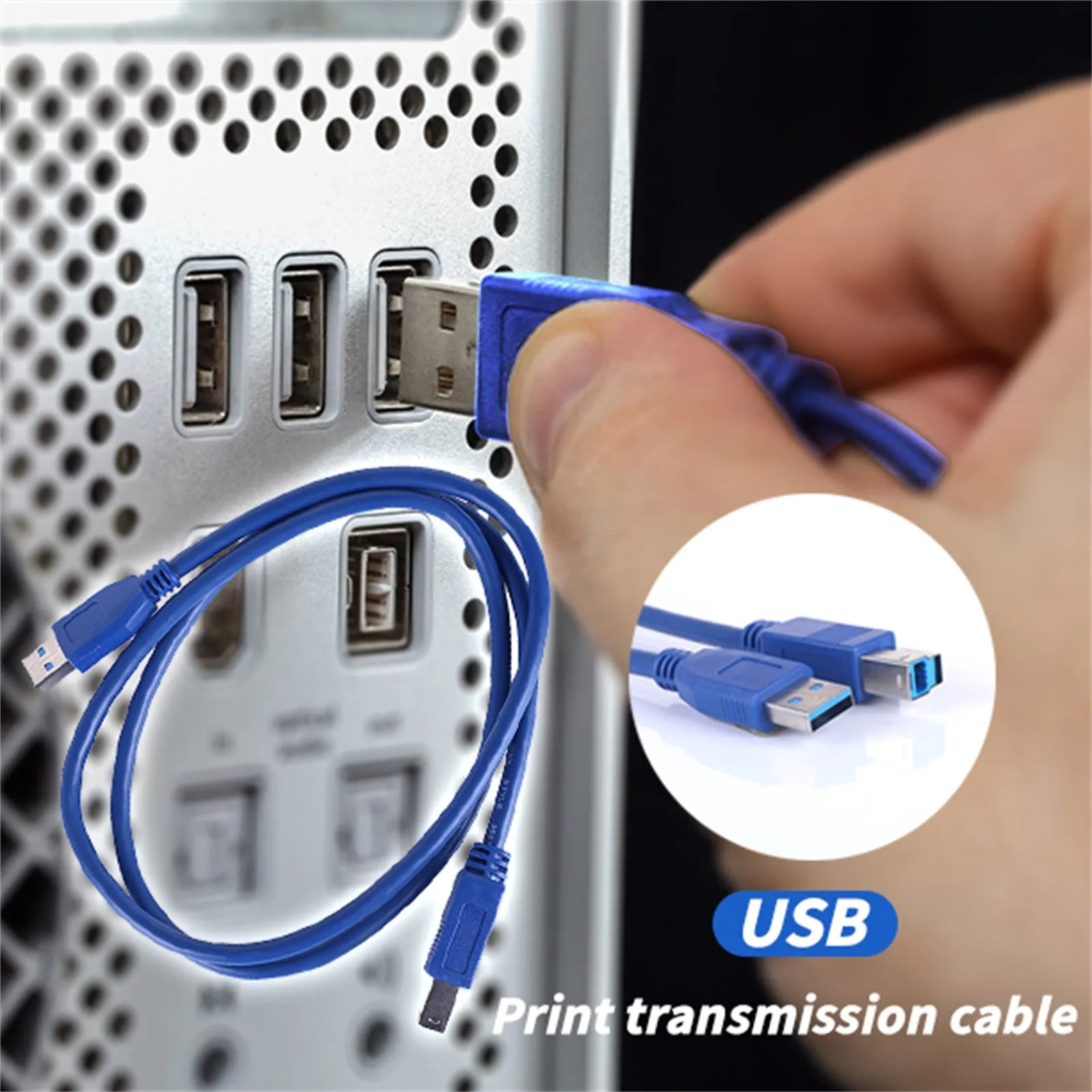 Высокоскоростной кабель USB для компьютерной печати Переносной жесткий диск