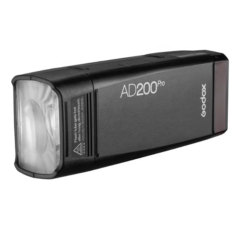 

Godox AD200Pro Outdoor Flash Light TTL 2.4G 1/8000 HSS 0.01-1.8s Recycling 200Ws Pocket Flash AD200 Pro with 2900mAh Battery