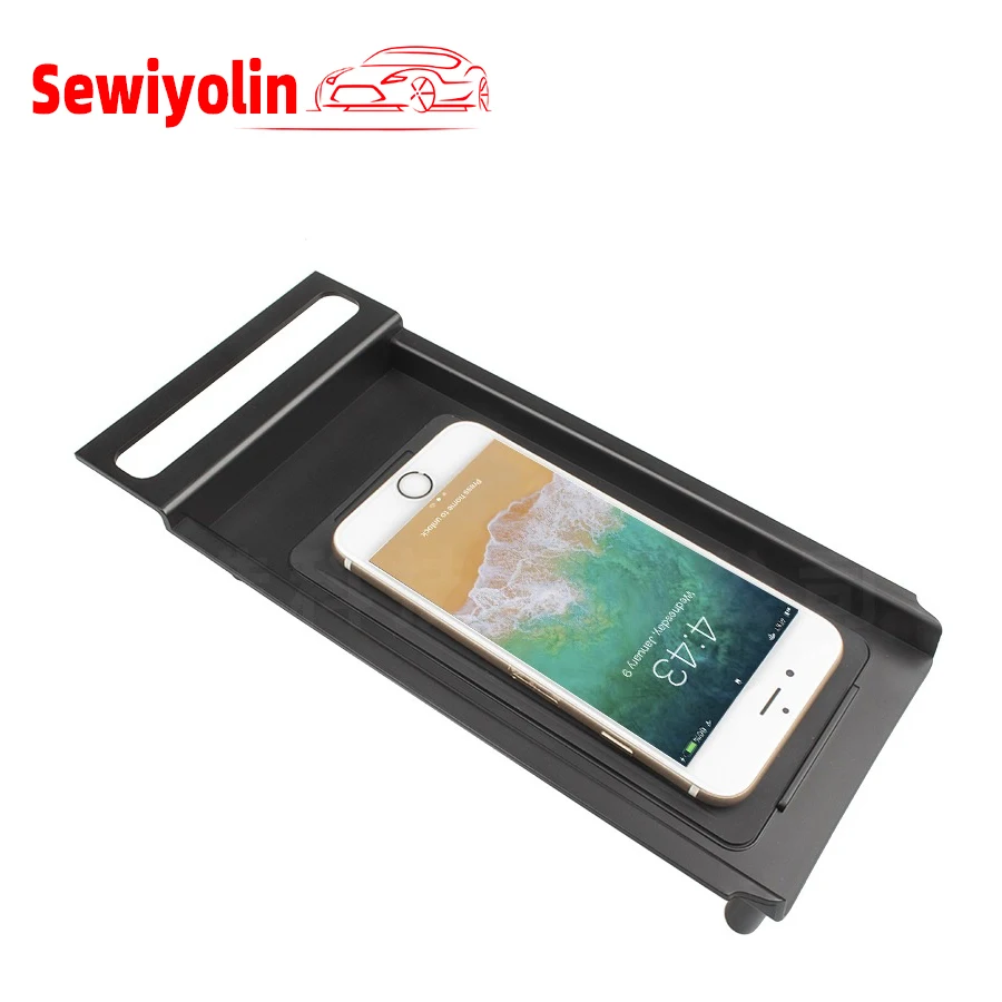 

14-19 For Volvo S60 Car Accessories QI Fixed Wireless Charger Board Smart Phone Vehicle USB Charger Special Auto Sewiyolin