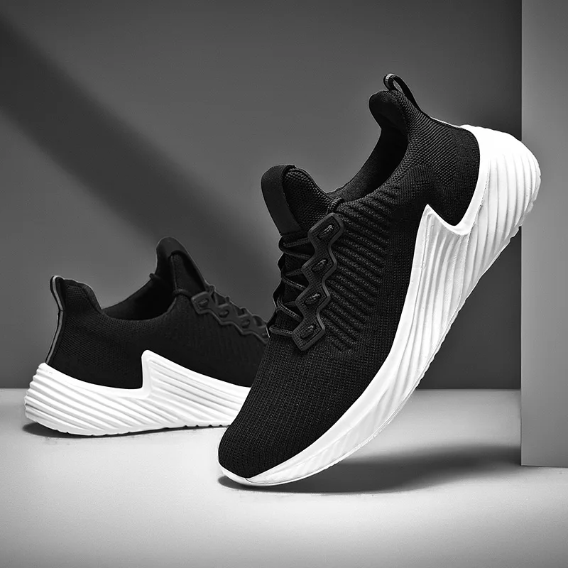 

Men's Sneaker Shoes Sneaker Male Sneakers-men's White Casual Shoes Sneakers 2020 Men Sports Comfortable Breathable Black