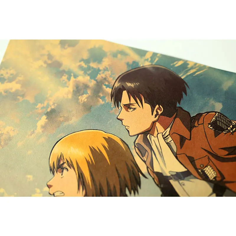 Знаменитый аниме атакующий гигантский персонаж Armin Arlert мультфильм ретро