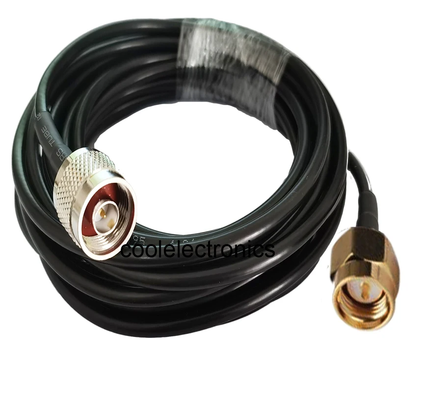 Коаксиальный удлинитель LMR195 RF коаксиальный с разъемом SMA типа Папа N 50 ом 1 м 2 3 5 10 15