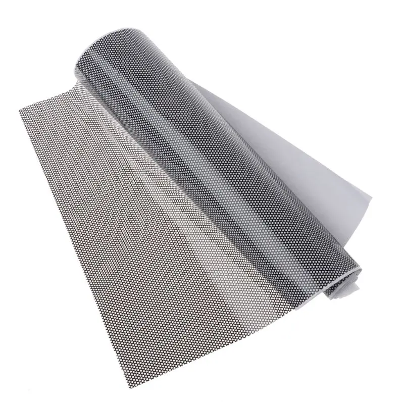 

30x106cm Tinting Perforated Mesh Film Fly-Eye MOT Legal Tint Car Front Rear Headlight Light Bulb